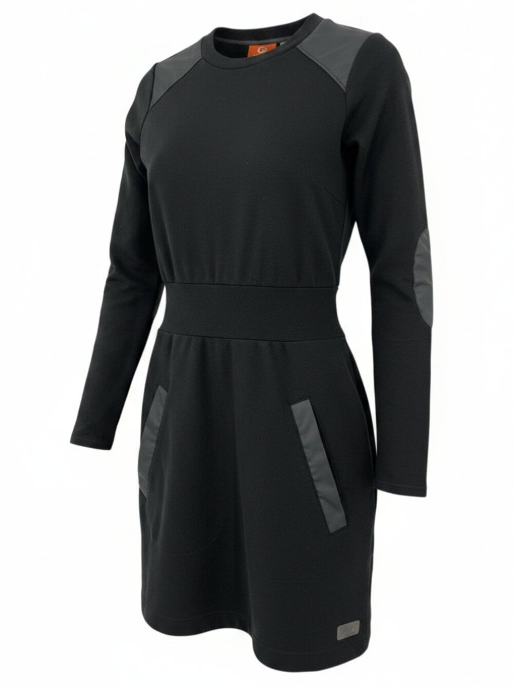 Merrill black Dress XS womens athletic Indira Mixer long sleeve one piece